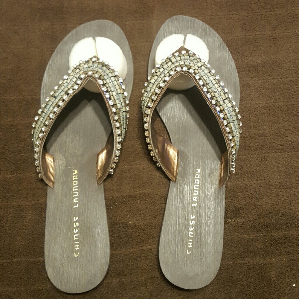 Chinese Laundry Beaded Sandals - Sz 10